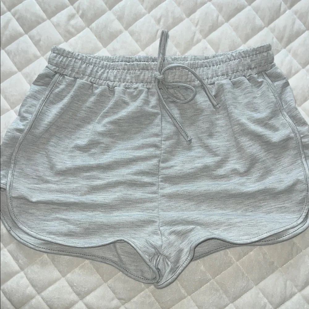 Women's Gray Casual Shorts - Picture 1 of 3